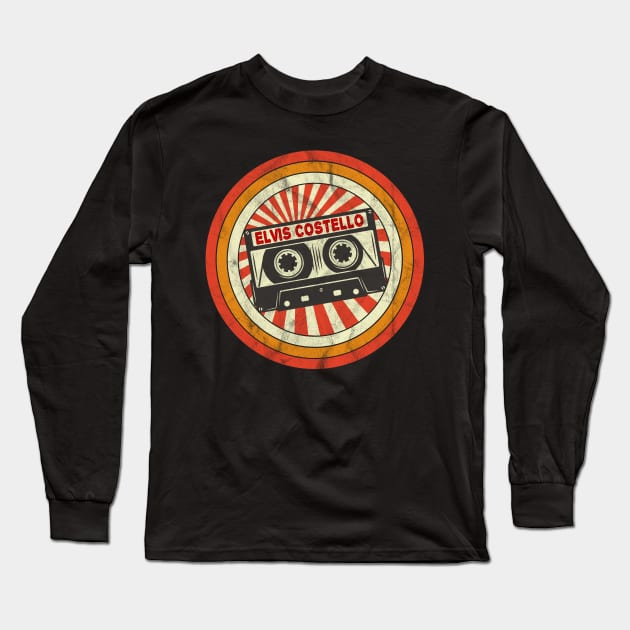 Costello Proud Name Retro Cassette Vintage Long Sleeve T-Shirt by Skeleton Red Hair